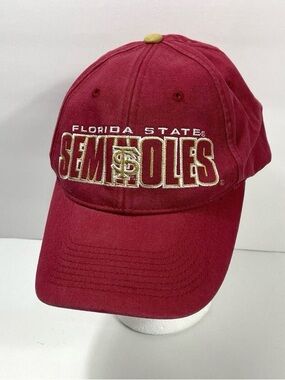 Florida State University FSU Seminoles Red Embroidered Hat Cap